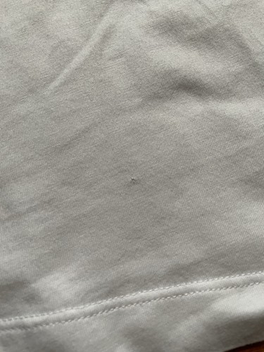 Moncler T-Shirt Gr. L Jahre weiß Logo Shirt Ärmel - Bild 10 von 13
