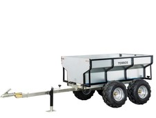 Remorque double essieu 4 roues 1000kg benne galvanisée AHR1050B