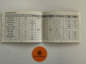 WWF Wrestlemania Challenge Nintendo Nes Spielanleitung UK Version