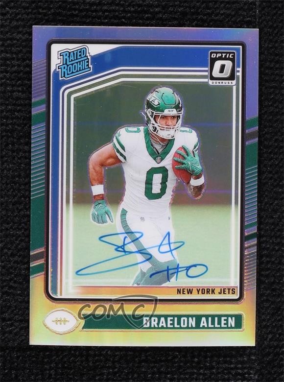2024 Panini Donruss Optic Rated Holo Prizm /150 Braelon Allen Rookie Auto RC 9su