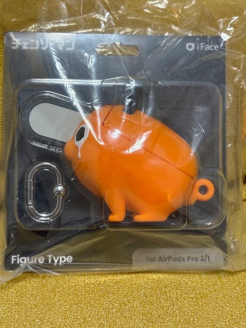 Chainsaw Man Pochita iFace AirPods Pro 2nd/1st Case Black Figure