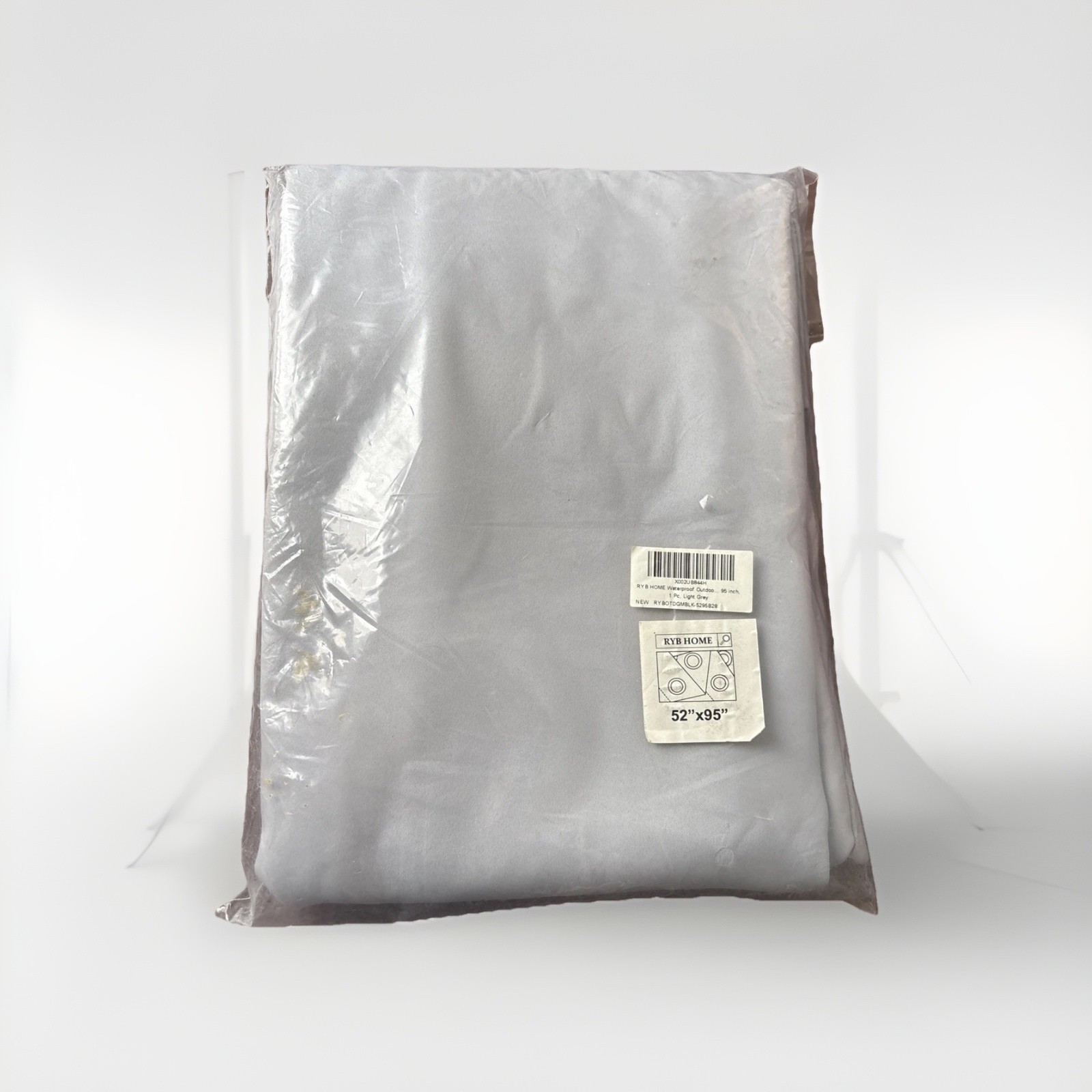 RYB Home Waterproof Outdoor Curtain Panel 52"x95" Light Gray