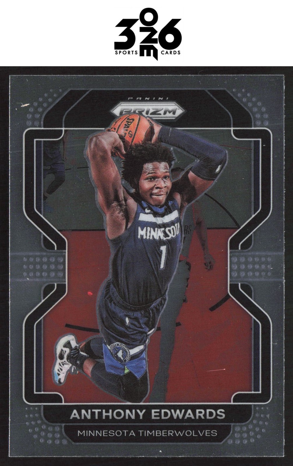 2021-22 Panini Prizm #37 Anthony Edwards