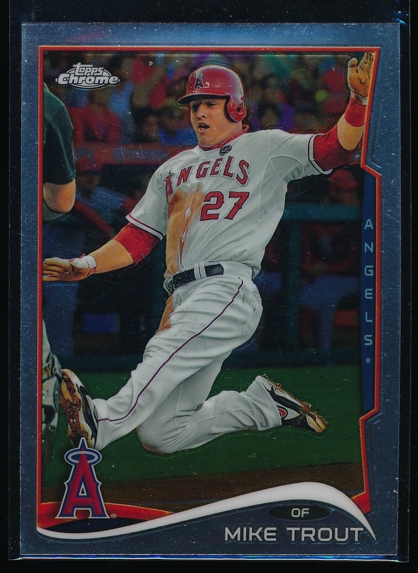 2014 Topps Chrome Mike Trout #1 Base Card