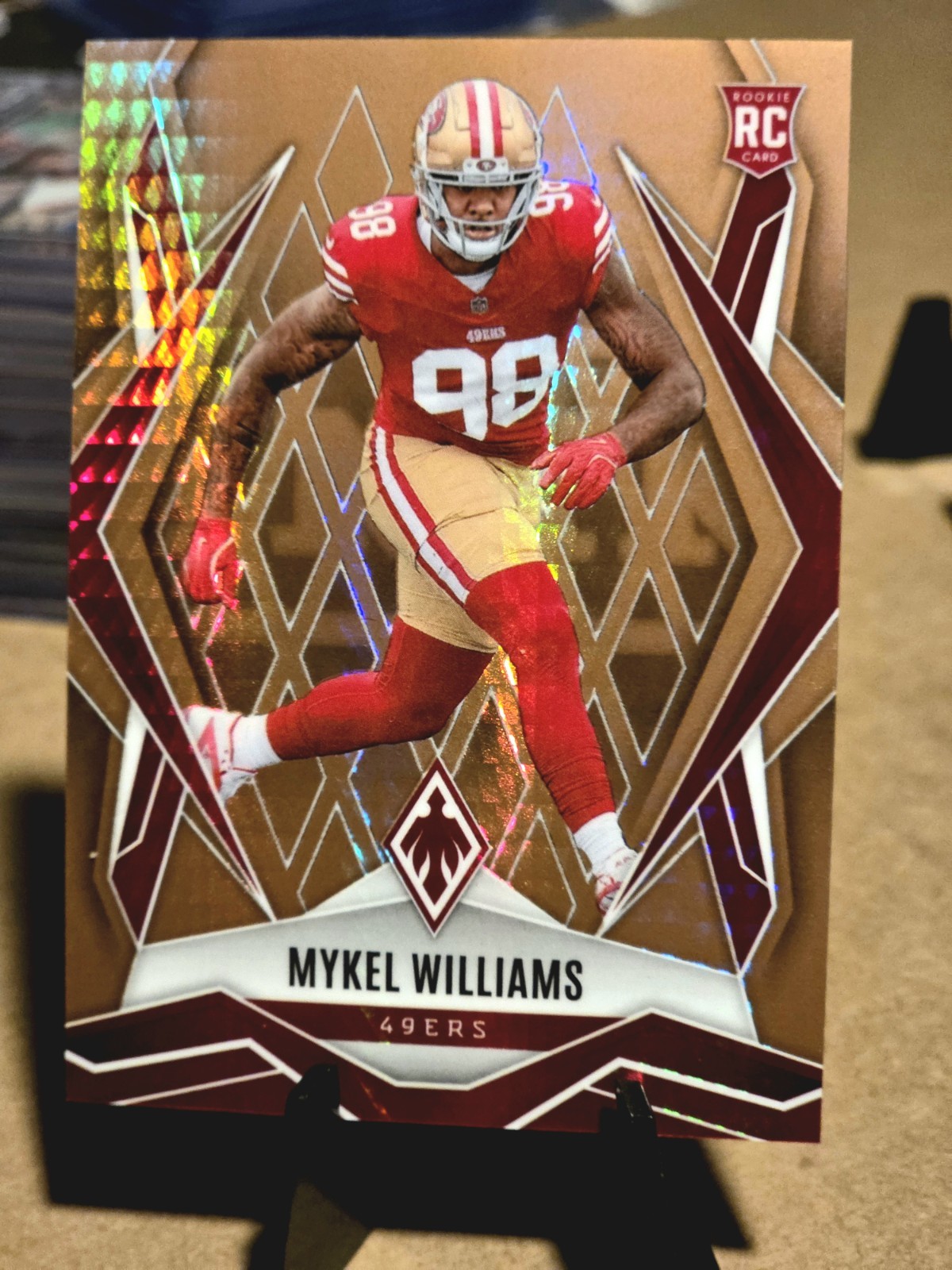 2025 Panini Phoenix Mykel Williams RC Bronze Hyper Prizm /50 🔥Color Match🔥