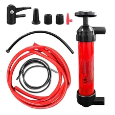 Siphon Pump Fluid Transfer Pump for Gas Oil Water Liquids Manual Suction Tool