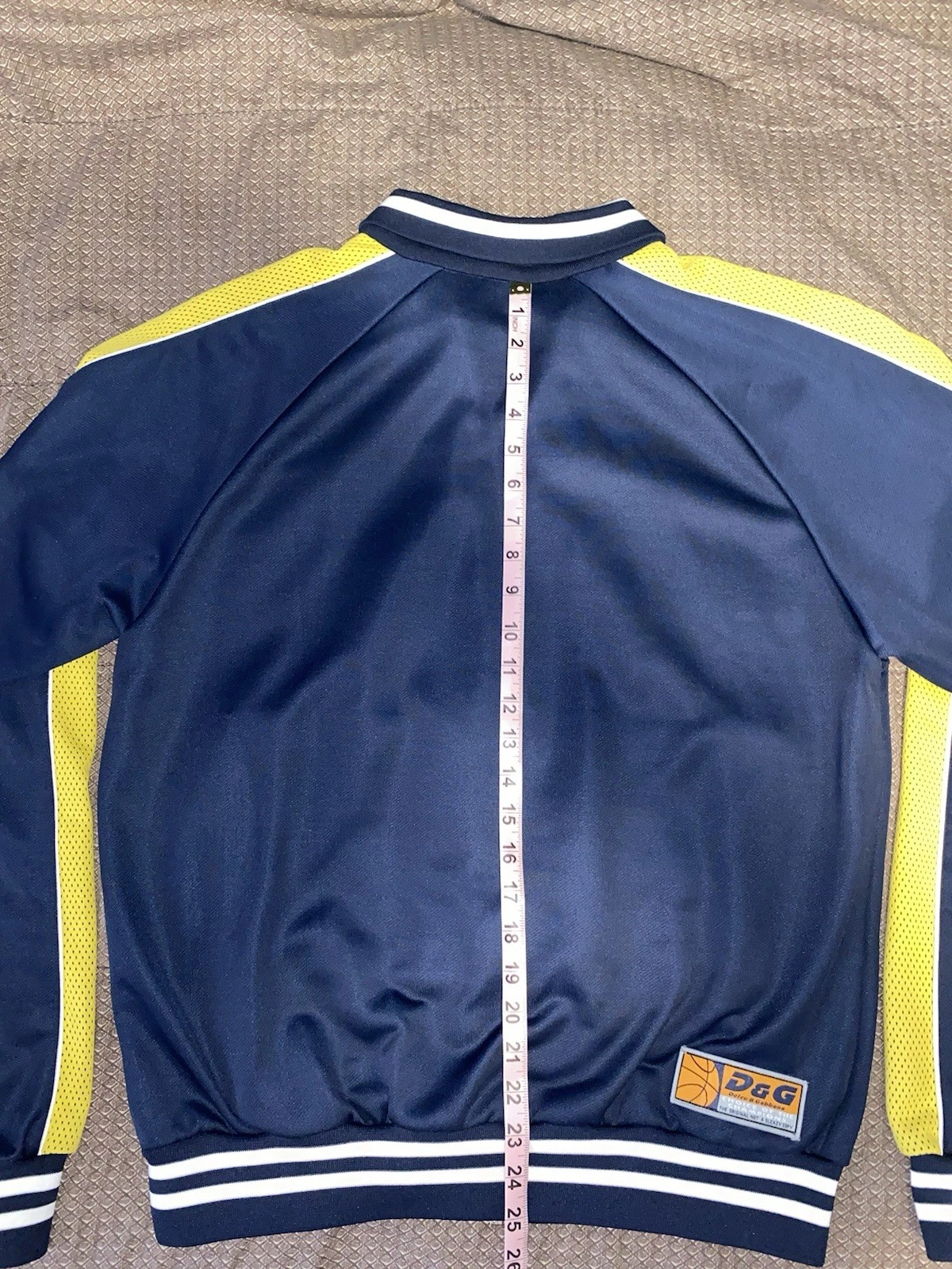 D&G Dolce & Gabbana Vintage Track Jacket Basketball Size L Authentic image 12