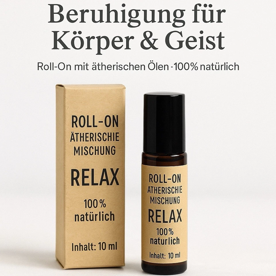 AGNES & CAT 10ml Roll-on Relax- Lavendel, Vetiver, Rose | Ätherische Öle beruhigend wählbar