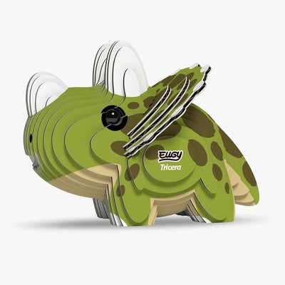 EUGY Triceratops # 006 (3D Cardboard Puzzle - Eco-Friendly) Brand New & Sealed