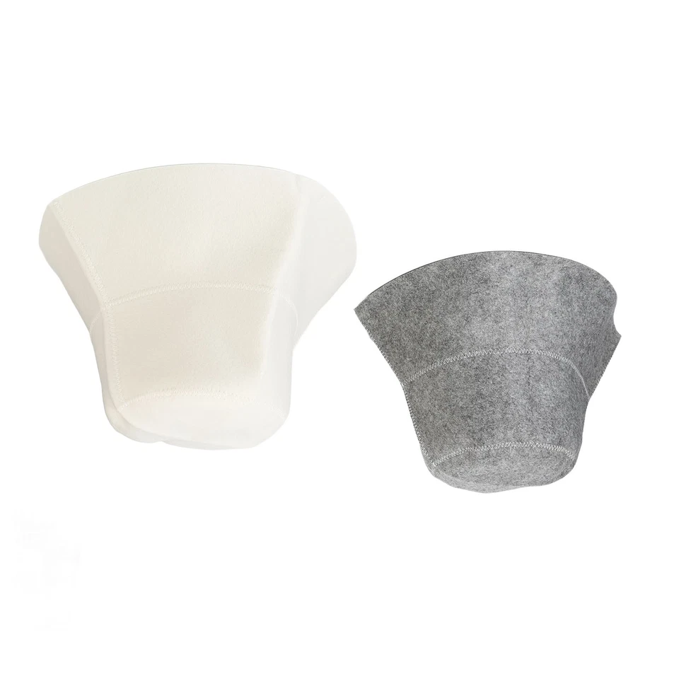 Sauna Felt Hat Head Protec-tion Water Absorption Sauna Bath Hat Vaporarium Hat - Image 2 of 4