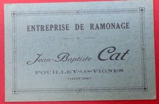 25 Pouilley les Vignes - Carte de visite - Entreprise de ramonage CAT