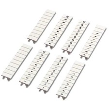 2pc PHOENIX CONTACT - IC 1050020:0061 Terminal Block Marker Strip, White, B