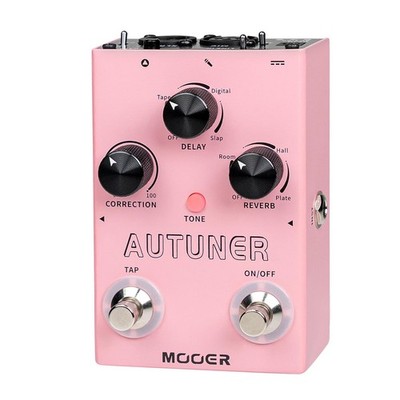 Autuner Vocal Effects Processor Voice Pedal Pitch Correction Reverb Delay Guitar