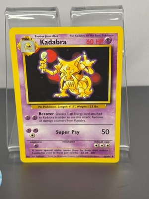 Kadabra 32/102 Base Set Unlimited - NM