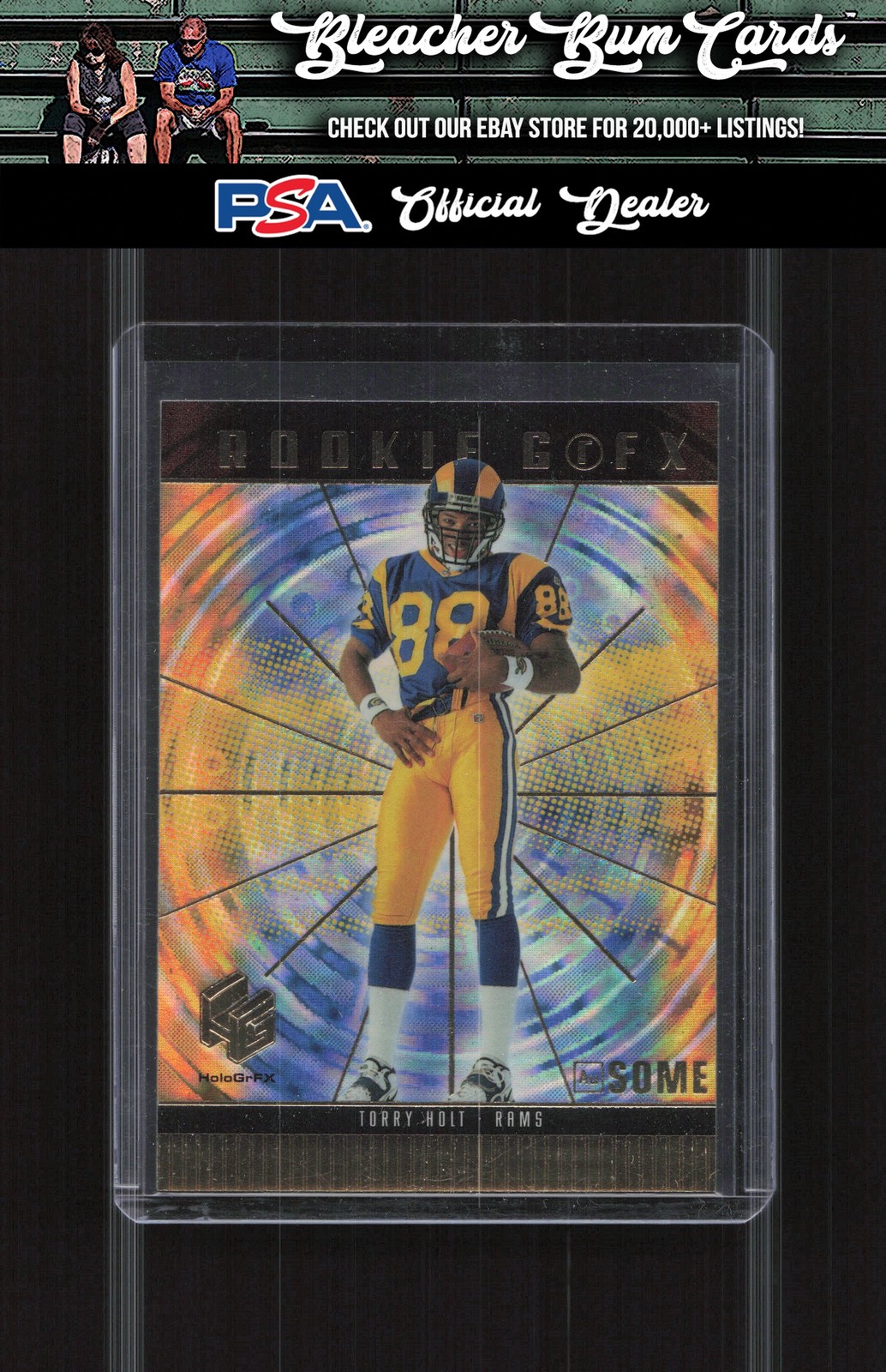 1999 Upper Deck HoloGrFX 66 Torry Holt AuSome Rookie