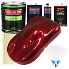 Fire Red Pearl Gallon Low Voc Urethane Basecoat Clearcoat Car Auto Paint Kit Fire Red Pearl Gallon Low Voc Urethane Basecoat Clearcoat Car Auto Paint Kit