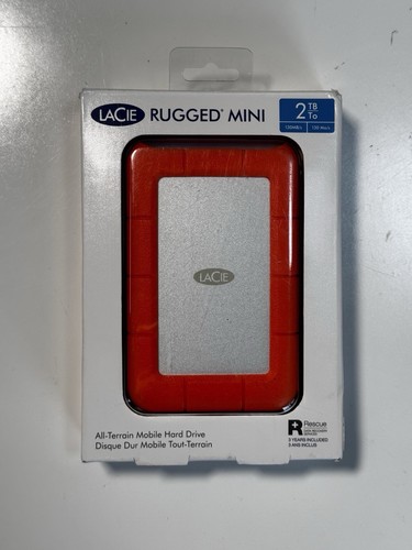 LaCie Rugged Mini 2TB External HDD (LAC9000298) - All-Terrain Mobile Hard Drive