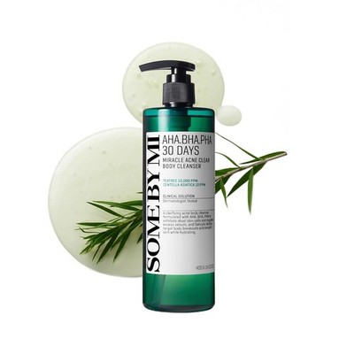 SOME BY MI AHA BHA PHA 30 Days Miracle Acne Clear Body Cleanser   400ml   Exf