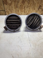 Vintage Rat Rod Hot Rod Headlights With Louvers