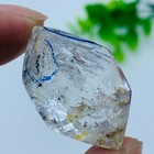 Rare Herkimer Diamond Crystal Cluster Gem enhydro+big moving Water Droplets  16G — photo 10
