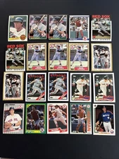 Rich Gedman Lot Of 20 As Shown Boston Red Sox-NM+ (RG2)