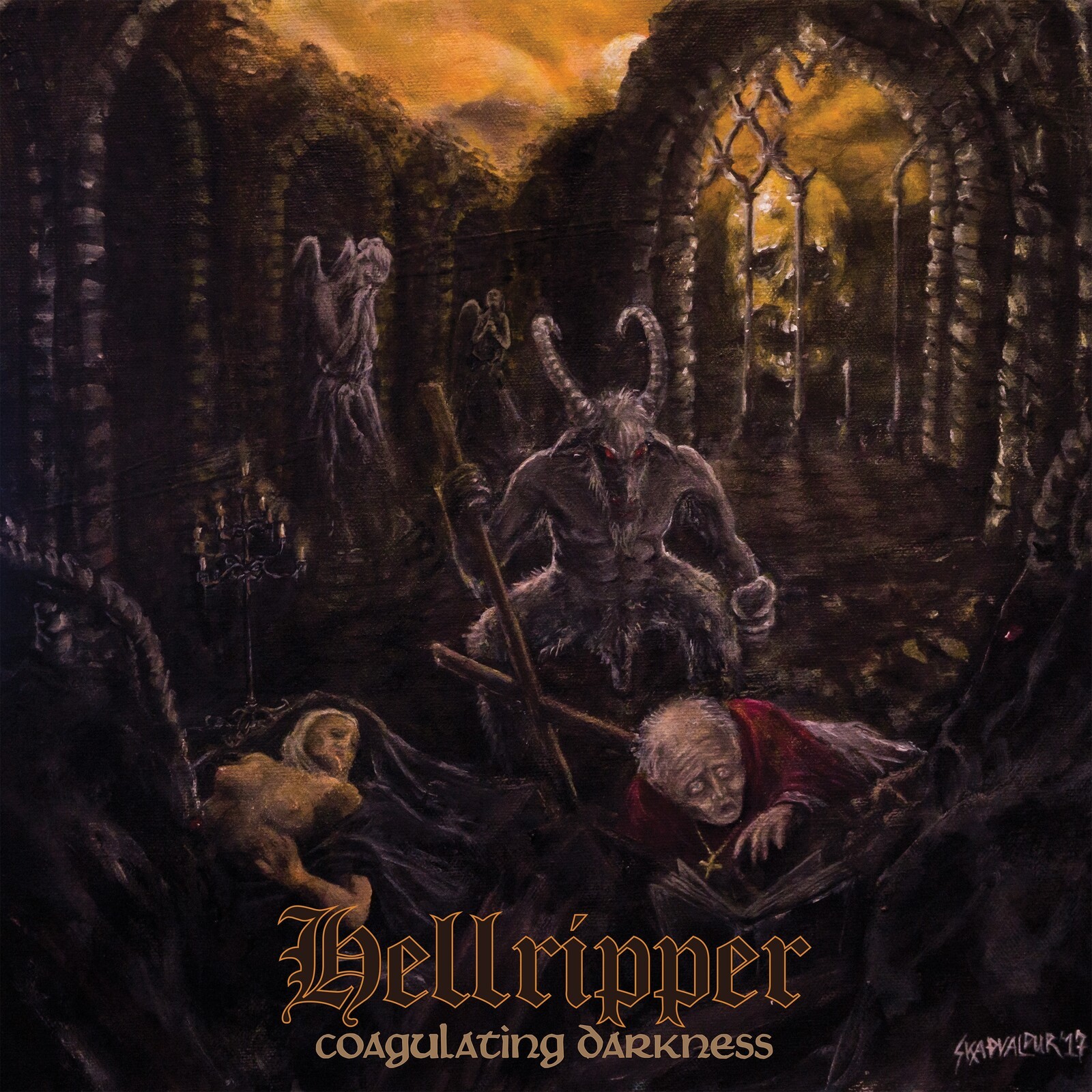 Hellripper Coagulating Darkness LP Vinyl NEW
