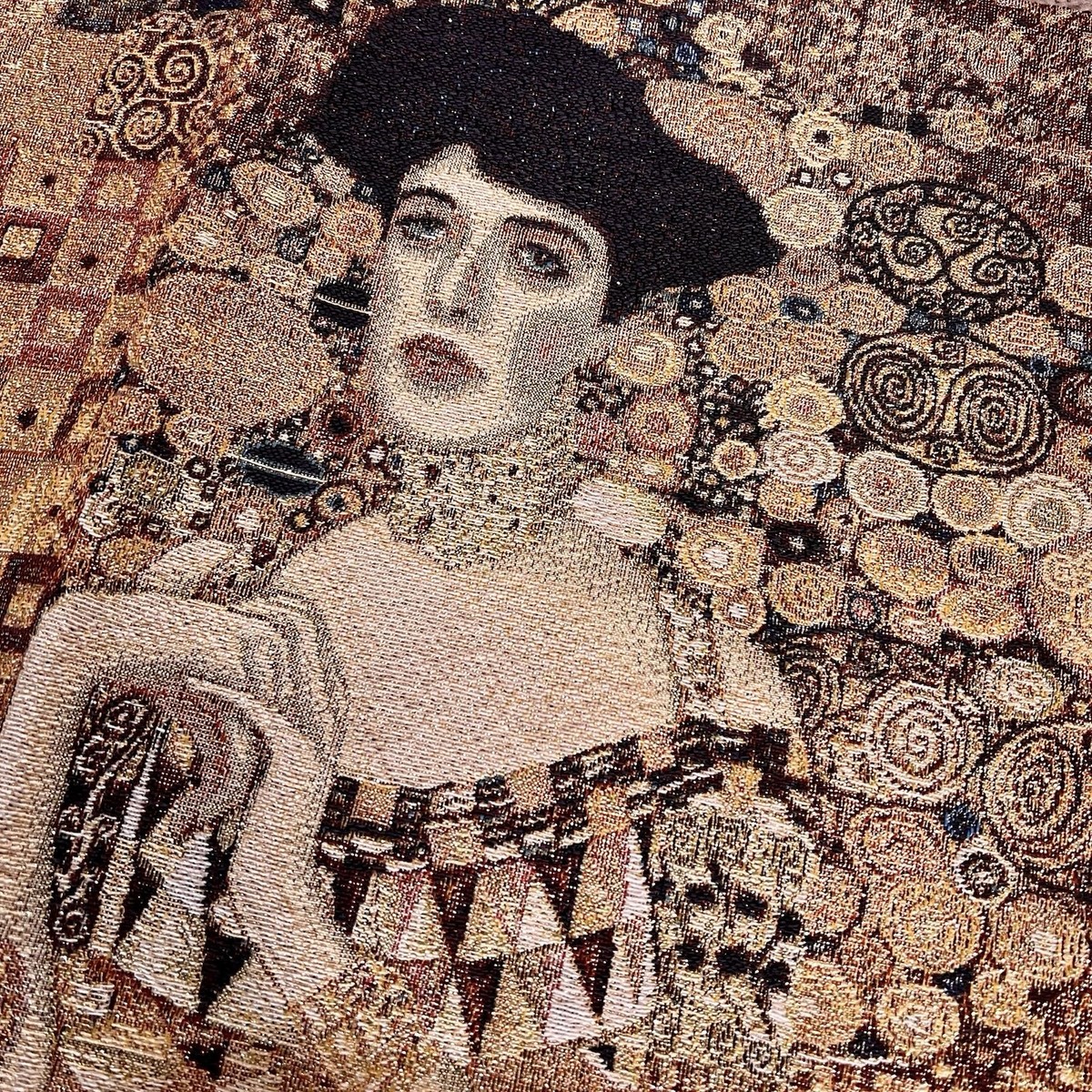 New Metrax Craye Gustav Klimt Women In Gold Wall Tapestry 26x26
