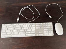Apple Aluminum USB Wired Keyboard A1243 and Apple Mighty Mouse A1152 Tested 