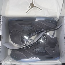 Size 7Y / 8.5W - Air Jordan Retro 5 Wolf Grey 2026 GS