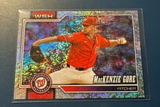2026 Topps Series 1  #14 MacKenzie Gore Sandglitter Parallel Nationals Rangers