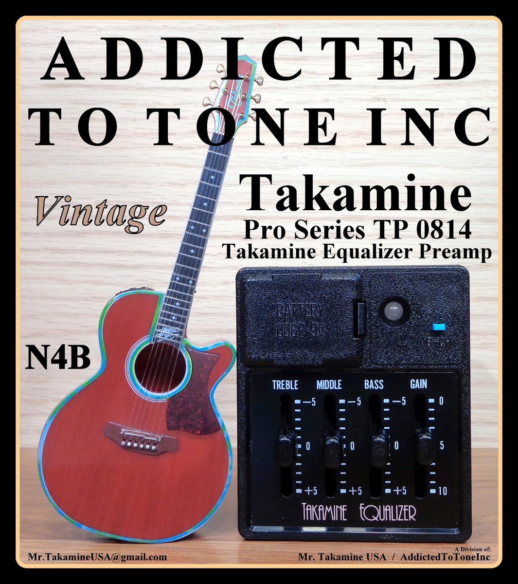 Takamine Vintage Pro Series N4B (Takamine Equalizer) Preamp / NOS