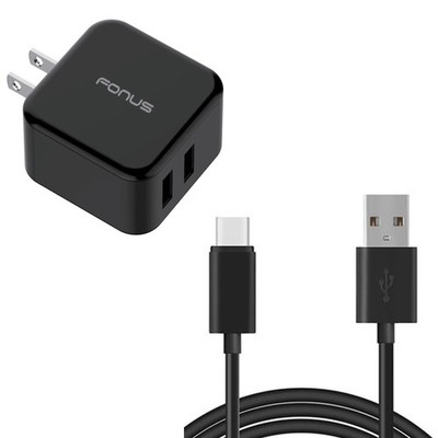 For Moto G/G Power/G Play/Edge/Plus/Stylus - Quick Home Charger 30W 6ft USB