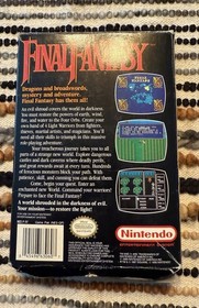 Final Fantasy (Nintendo NES) CIB W/ Maps, Manual, Insert Oval Seal Tested