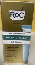 RoC Multi Correxion Hydrate + Plump Eye Cream  HA +Peptides 15ml