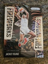 WNBA 2025 Prizm Jackie Young ~Fireworks~ #4 Las Vegas Aces 