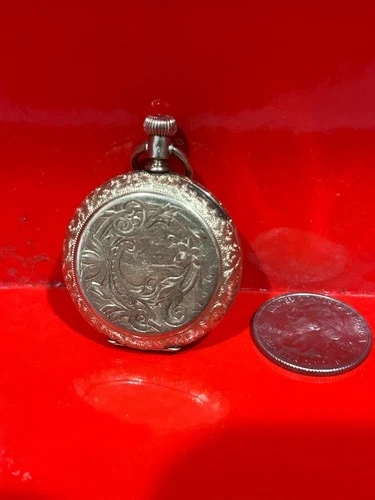 Antique Waltham model serial 4934062 1891 GF 7 jewel 0s size pocket watch