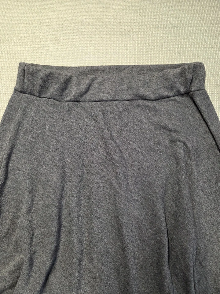 Falda Patinadora Dani's Choice Para Mujer Talla S Gris Línea A Informal Pull-On Elástica Foto 3 de 4