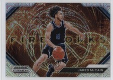 2024-25 Panini Prizm Draft Picks Fireworks Mojo 25/25 Jared McCain #7 19fe