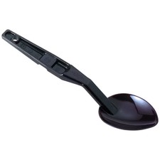 Cambro SPO11CW110 Camwear Black 11" Solid Deli Spoon - 12 / CS