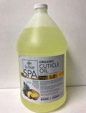 LA PALM SPA - CUTICLE OIL - Pineapple Yellow- With Aloe Vera & Vitamin E- 1 Gal
