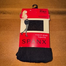 Spanx Tight-End Black Patterned Bodyshaping Tights Size D New