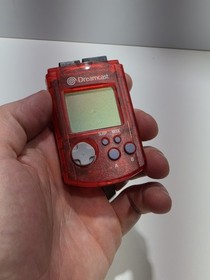 2 Sega Dreamcast VMU's Red And Green Need Batteries