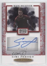 2021 Sage Premier Draft Auto Red Simi Fehoko #A150 Rookie Auto RC