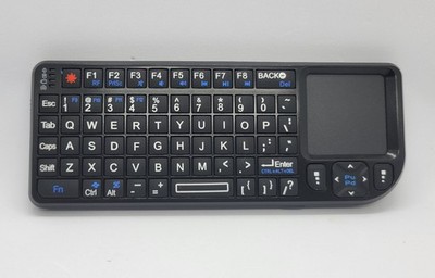 Ultra Mini Keyboard US Layout QWERTY A8 Wireless 2.4Ghz 7 Color Backlit with Fla