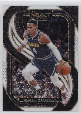 2024 Panini Select Premier Level White Disco Prizm 36/75 Russell Westbrook 1f8v