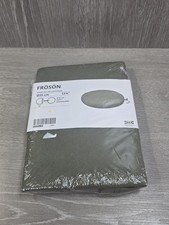 IKEA FROSON Coprisedia per Cuscino 13 3/4" da Esterno, Beige Scuro/Verde NUOVO