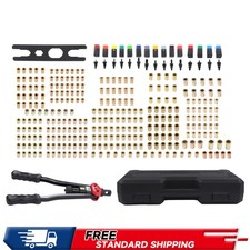16'' Rivet Nut Tool Kit 15PCS Metric  SAE Mandrels 300PCS Rivet Nuts Metal