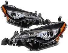 Black w/Projector Headlights Assembly Fit For Toyota For Corolla 1.8L 2017-2019