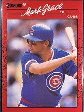 1990 Donruss Mark Grace Chicago Cubs #577