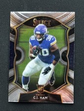 2020 Panini Select #37 C.J. Ham RC Minnesota Vikings Football Card